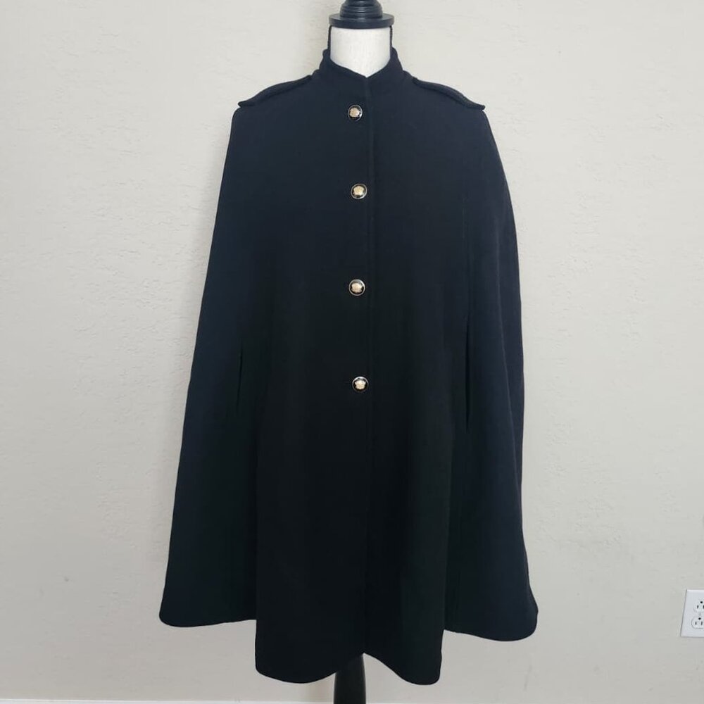 ZARA Wool Cape Coat Size XS NWT